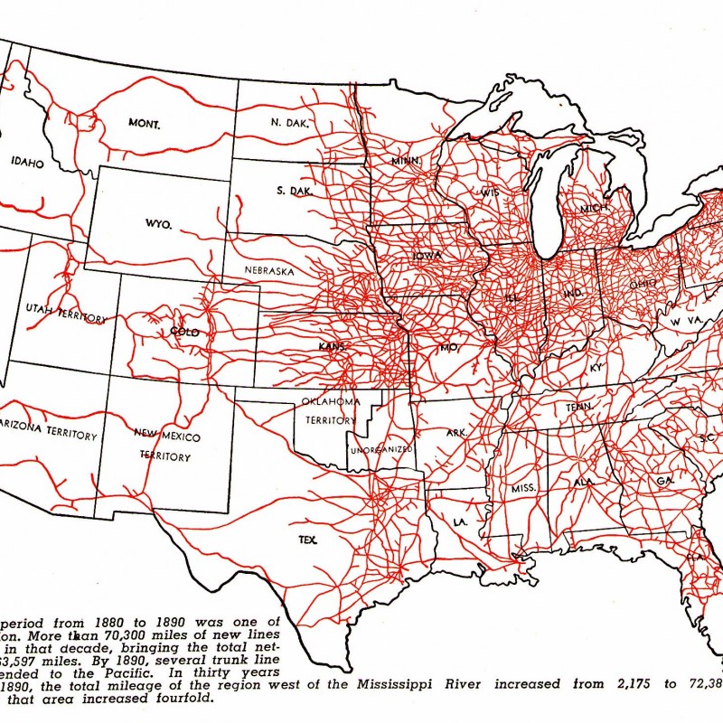 United States Westward Expansion Map