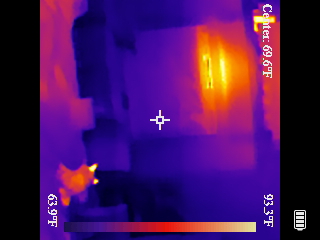 Thermal image scan