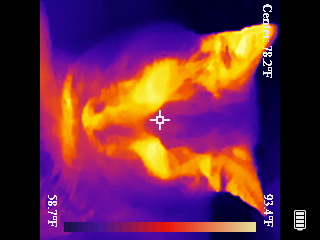 Thermal image scan