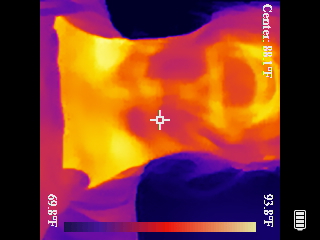 Thermal image scan